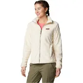 Columbia Fire Side Ii Sherpa Full Zip Fleece Blanc L Femme