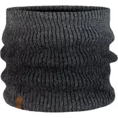Buff Knitted & Fleece Neck Warmer Gris