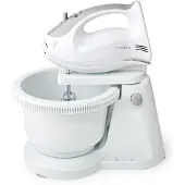 Nedis Mixeur à main 200W 5 vitesses Turbo Bol mixeur gr-ws KAHM110CWT