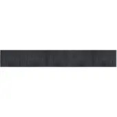 vidaXL Tapis rectangulaire gris 70x500 cm bambou