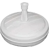 Eda Plastiques EDA 010703 BL EDA Pied de parasol, plastique, rond, 430 mm, blanc