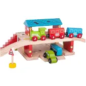 Bigjigs Overground Station - Des jouets parfaits pour le développement des enfants