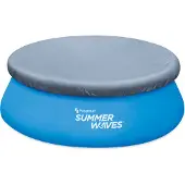 Summer Waves Pool Cover Bâche de protection ronde 244 cm Bâche de piscine