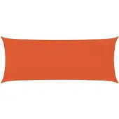 vidaXL Voile d'ombrage 160 g/m² Orange 2x5 m PEHD