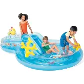 Intex Low Sea Inflatable Pool 206l Bleu Enfants