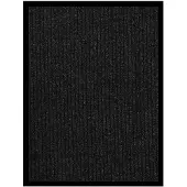 vidaXL Paillasson rayé Anthracite 60x80 cm