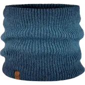 Buff Knitted & Fleece Neck Warmer Bleu