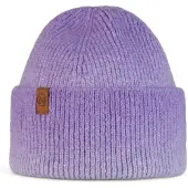 Buff Knitted Beanie Violet
