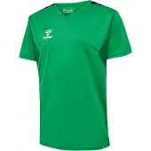 Hummel T-Shirt fonctionnel 'Authentic' vert / vert foncé / noir / blanc