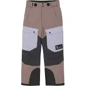 Color Kids Pantalon de sport beige / gris / violet clair
