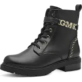Marco Tozzi Bottines à lacets or / noir
