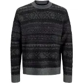 Jack & Jones Pull-over 'JORRidgewood' anthracite / gris foncé