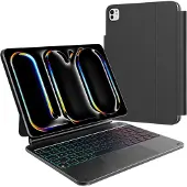 BlueBuilt Apple iPad Pro (2024) 11 Pouces Étui Clavier AZERTY Noir