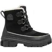 Sorel - Bottes d'hiver imperméables et isolantes - Torino V WP W Black Fawn pour Femme en Cuir - Taille 36,5 - Noir