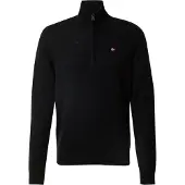 Napapijri Pull-over 'Damavand' bleu marine / rouge foncé / noir / blanc