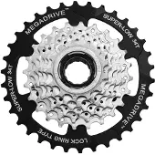 Sunrace Roue Libre 7 Vit 13x34 Zinc