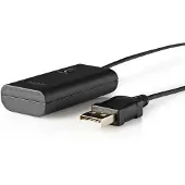 Nedis Émetteur Bluetooth | Entrée de connexion: 1x AUX / 1X USB | SBC | Jusqu'à 1 appareil | Noir