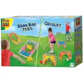 SES Creative Jeux de plein air - Croquet et lancer de sacs de ha - - UneTaille - Jeu