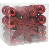 PerfectLED Weihnachtskugeln Set mit Spitze