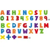 Playgo Lettres et chiffres aimantés , 120dlg.