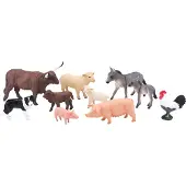 MOJO Farmland Farm Animals Start Play Set, 10dlg. - 380030