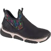 Rieker Bottines azur / émeraude / noir / blanc cassé