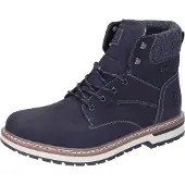 Rieker Bottines à lacets gris chiné / noir
