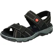 Rieker Damen Sandalen Schwarz