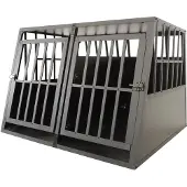 Trekker Boîte à chien XL 97x90x69cm, noir