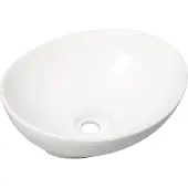 Wiesbaden Barco vasque ovale 40 x 33 x 14,5 cm céramique brillant blanc 32.3411