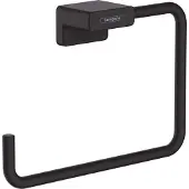 Hansgrohe Anneau porte-serviettes AddStoris, noir mat