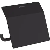 Hansgrohe Porte-rouleau de papier AddStoris, avec couvercle, noir mat
