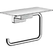 Hansgrohe AddStoris Porte-papier toilette avec tablette, 41772000