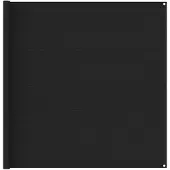 vidaXL Tapis de tente 200x200 cm Noir
