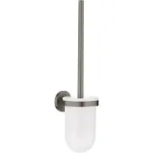 GROHE Essentials Porte-balai de WC - montage murale - ronde - ouvert - brushed hard graphite 40374al1