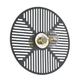 Market Set Applique Murale , Waterlily, dimmable, Noir, Salon / séjour, Métal, Design