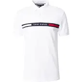 Tommy Hilfiger T-Shirt marine / rouge foncé / blanc