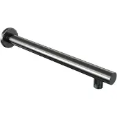 Brauer Gunmetal Edition Bras mural - droit - 40cm - PVD - gunmetal brossé 5-GM-014