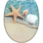 Schutte Siège de WC SCHÜTTE avec dispositif d'abaissement automatique BEACH