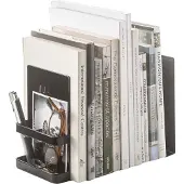 Yamazaki Serre-Livres Yamazaki Tower Black (2 Pièces)