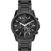 Giorgio Armani Montre à affichage analogique noir