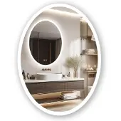 REA Miroir Led Tutumi Led Wwa 60X80cm Chrome