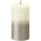 Bolsius Bougie - - Metallic Faded - Champagne - Cire végétalienne - 13x6,8 cm - 60 h