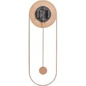 Beliani Horloge murale Salvan 20 cm métal pêche Lumarko
