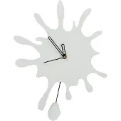 Beliani Horloge murale Lumarko blanche de 27 cm
