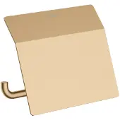 Hansgrohe Addstoris Porte-rouleau WC avec couvercle brushed bronze 41753140