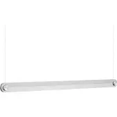 Normann Copenhagen Lampe à suspension linéaire Dim Brushed Aluminium