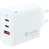 CoolBox Chargeur Mural Usb-c Gan 65w Usb C Qc 3.0