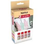 Talens Art Creation Textile Bouteille Set 4 x 50 ml Pastel