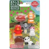 Iwako Gommes Puzzle Animaux de la forêt